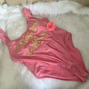Coral tropics One Piece Swimsuit color bublegum size XL🔥